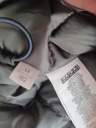 Abrigo Napapijri Azul Oscuro Talla 14 Años