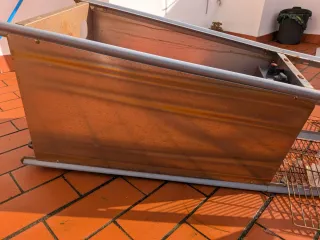 Estufa de gas cristal roto