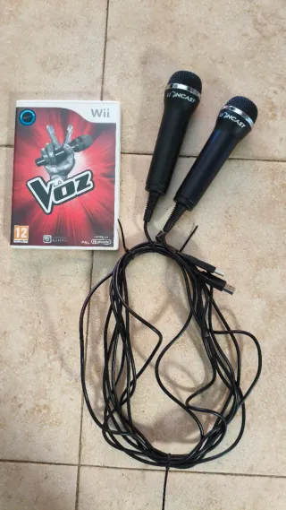 Juego Wii La Voz + 2 Micrófonos