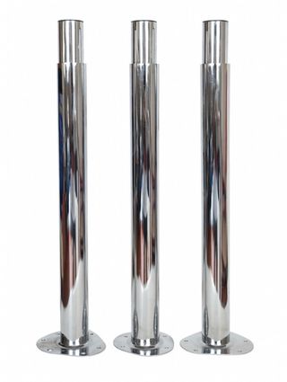 3 Patas Cilíndricas Extensibles Acero Inox