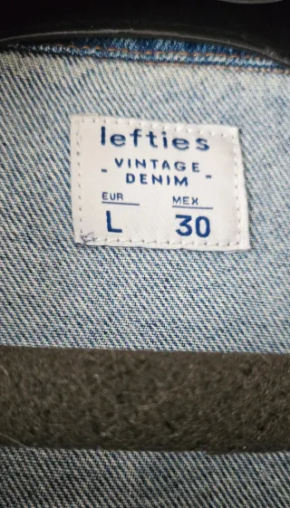 Cazadora vaquera oversize Lefties