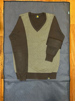 Carhartt Brown and Beige Jersey Classic Size M