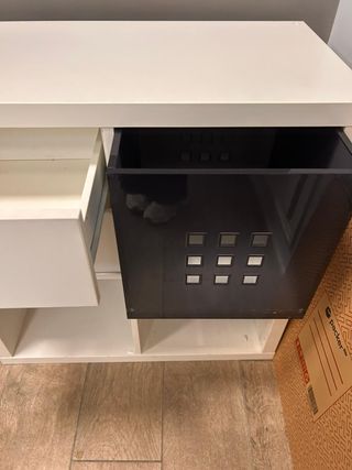 Cajonera IKEA Blanca y Negra