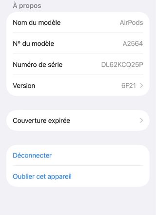 Estuche de Carga AirPods Apple Blanco