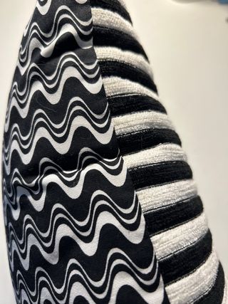 Cojín Missoni Rayas Blanco y Negro