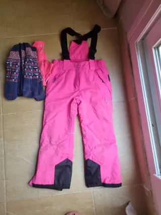 Pantalones de esquí niña talla 122