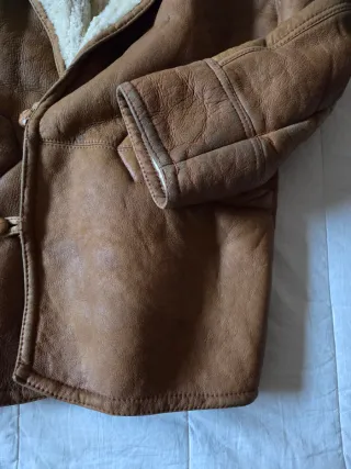 Montone Shearling Vintage Beige Tg L