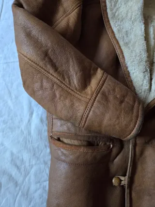 Montone Shearling Vintage Beige Tg L