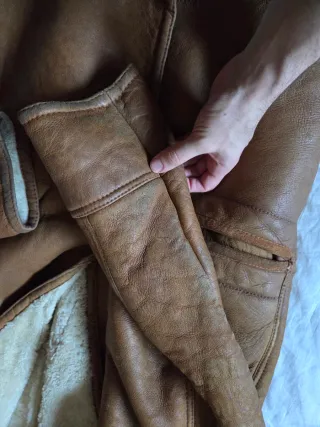 Montone Shearling Vintage Beige Tg L