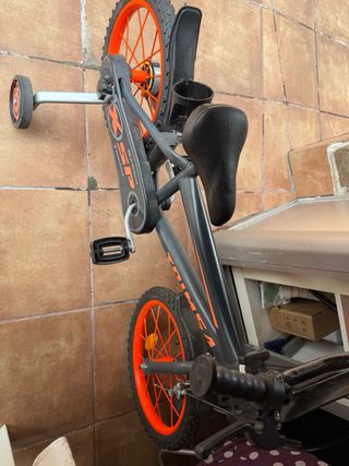 Bicicleta infantil Rockrider verde