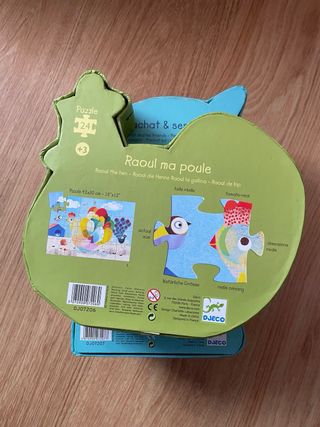 Puzles Haba y Djeco: La Luciérnaga Gato y Gallina