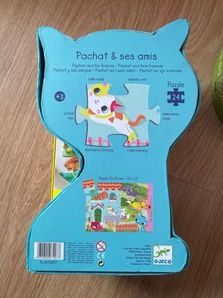 Puzles Haba y Djeco: La Luciérnaga Gato y Gallina