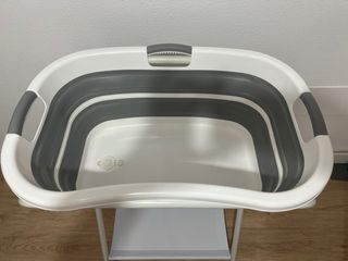 Bañera bebé con soporte plegable
