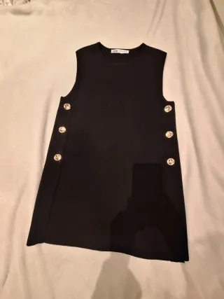 Conjunto Zara Pantalón y Top Negro