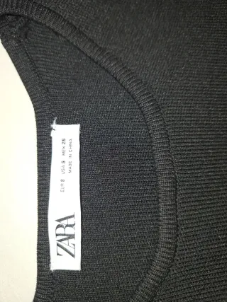 Conjunto Zara Pantalón y Top Negro