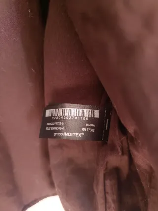 Kimono Zara Terciopelo Acolchado Abalorios