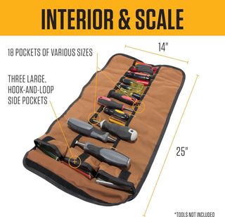 Carhartt Tool Roll 18 Bolsillos herramientas