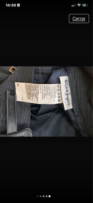 Pantalón raya diplomática El Corte Inglés