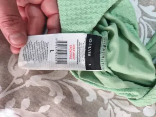 Trikini verde plateado