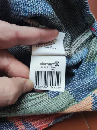 Camicia ELEMENT Uomo – Taglia L – Fantasia Azteca