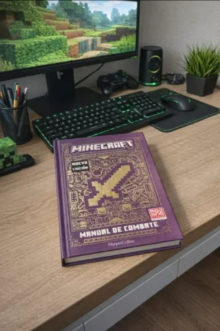 Libro Minecraft Manual de Combate HarperCollins