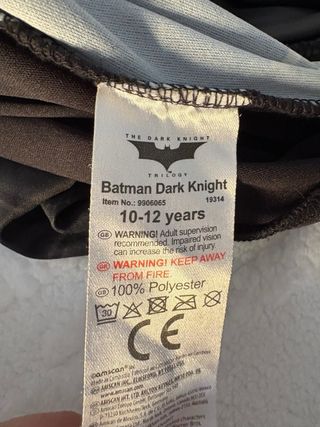 Disfraz Batman Talla M