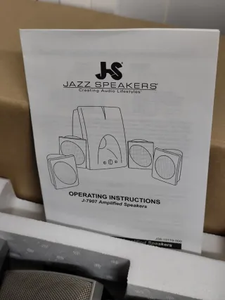 Altavoces 5.1 JS Grises y Plateados