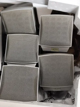 Altavoces 5.1 JS Grises y Plateados