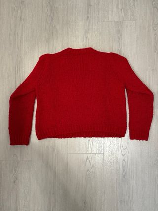 Jersey Zara Rojo Corto Talla S