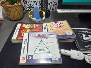 Nintendo DS Lite Negra + Accesorios y Juegos