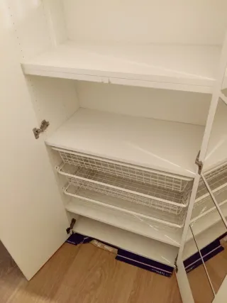 Armario IKEA SMÅSTAD / PLATSA Gris