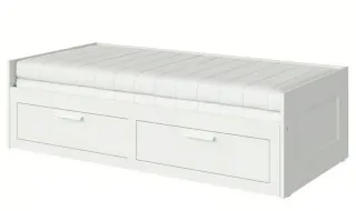 Cama extensible Brimnes Ikea Blanca