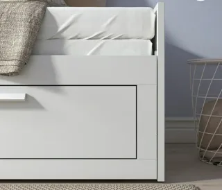 Cama extensible Brimnes Ikea Blanca