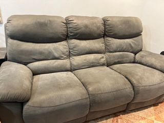 Sofá Eléctrico Gris Tela