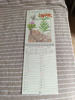 Calendario L'Erbolario 2010