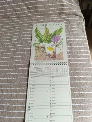 Calendario L'Erbolario 2010