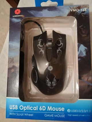 Mouse Gaming Limone VMO-168 USB Ottico 6D