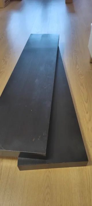 Baldas Ikea Madera Negra