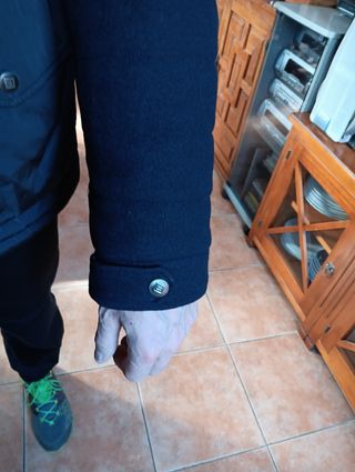 Cazadora acolchada hombre negra