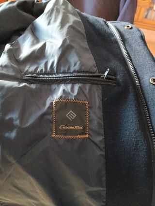 Cazadora acolchada hombre negra