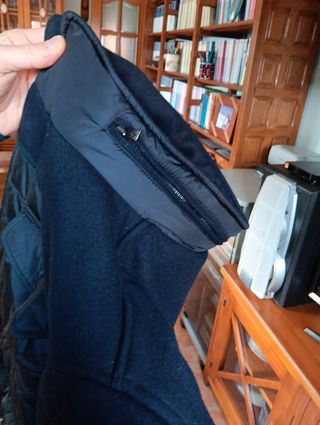 Cazadora acolchada hombre negra