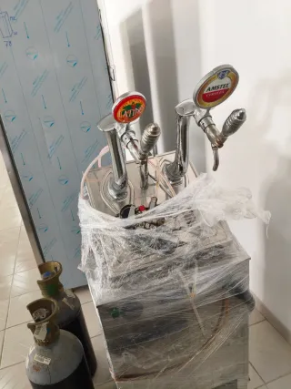 Grifo Cerveza 2 Tiradores + 2 bombonas co2