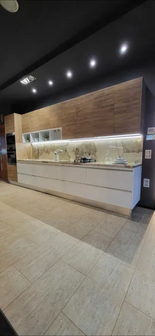 Muebles de Cocina Madera y Mármol