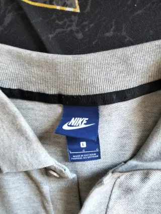 Polo Nike Talla L Gris