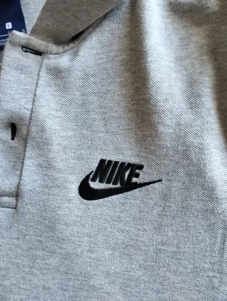 Polo Nike Talla L Gris
