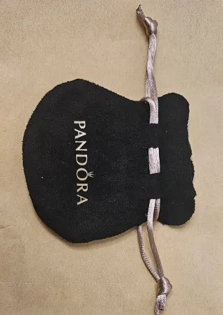 Clip Pandora Azul y Plateado Original