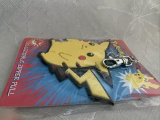 Portachiavi Pikachu Pokemon Zipper Pull vintage 90