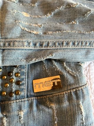 Cazadora tejana MET tachas