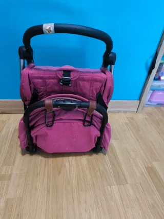Silla de paseo rosa