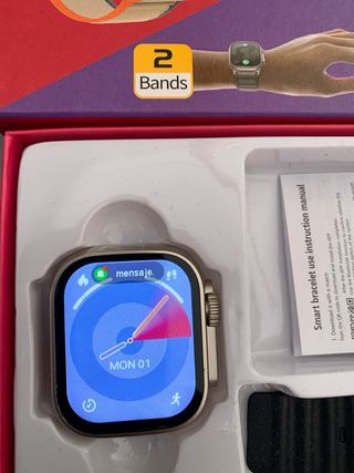 Smartwatch Digital con Cargador y Correas